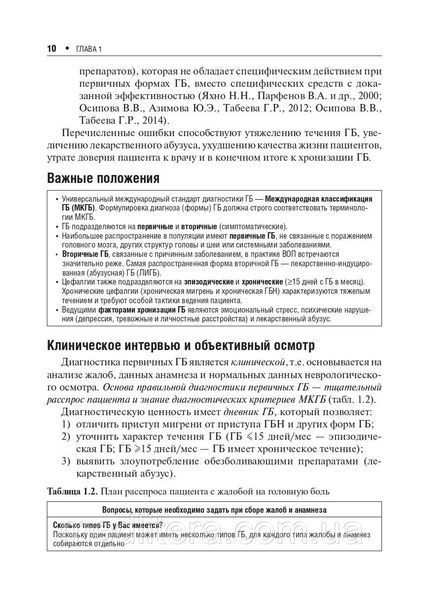 Первинні головні болі в практиці невролога і терапевта / Ст. Ст. Осипова. &mdash; 2-е вид. 2020 рік 12815 фото
